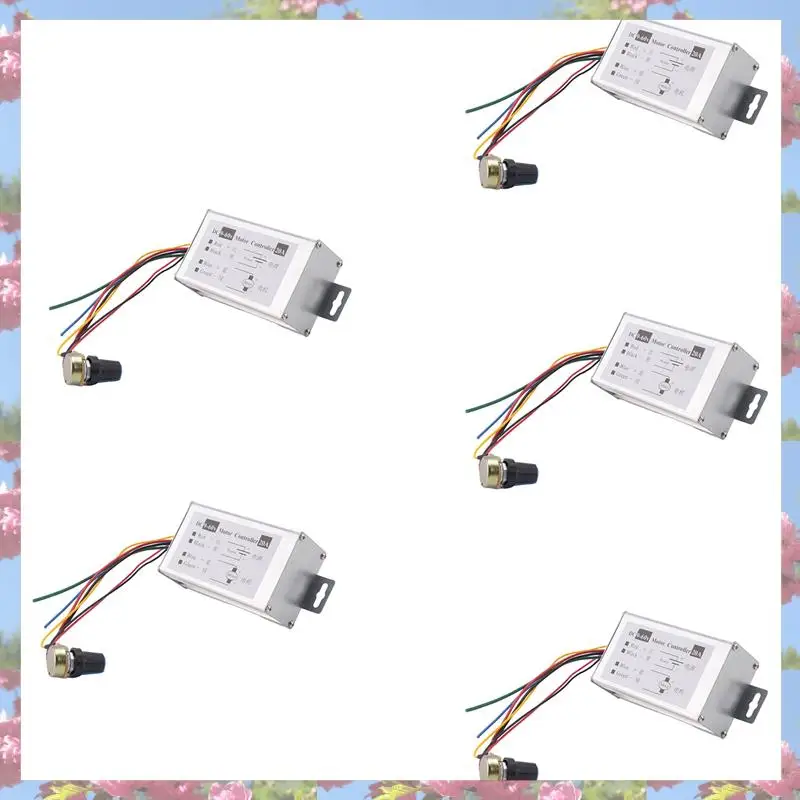 

5X регулятор скорости двигателя DC9V 12V 24V 48V 60V 20A ШИМ регулятор скорости двигателя драйвер регулятора 0-1200 Вт регулируемый