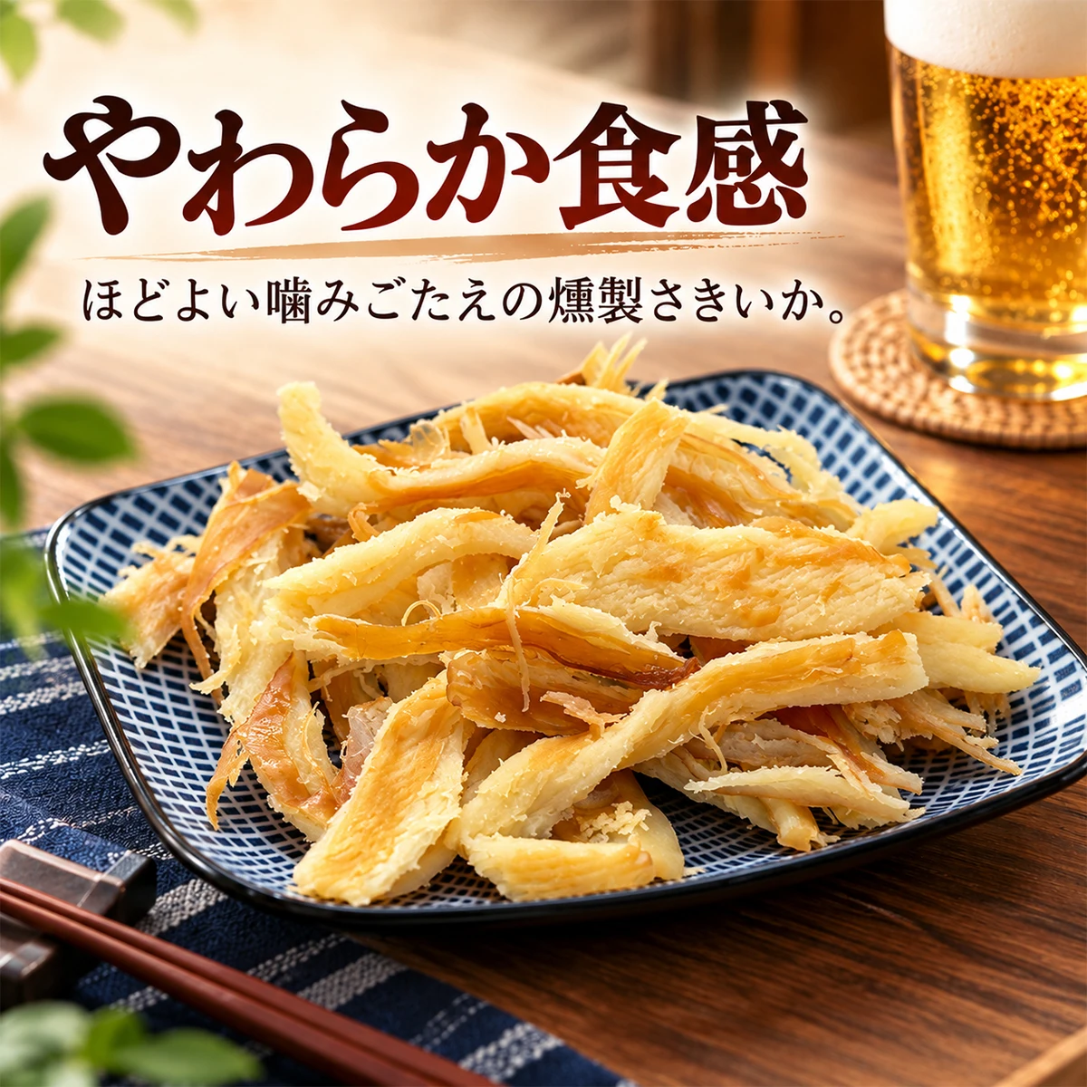 【¥400】燻製さきいか 50g スモーク-アリエク特価アラート