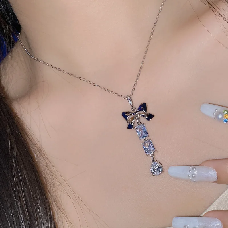 

MDL Trendy Personalized Liquid Metal Bow Earrings 18K Plated Original Micropavé Sparkling