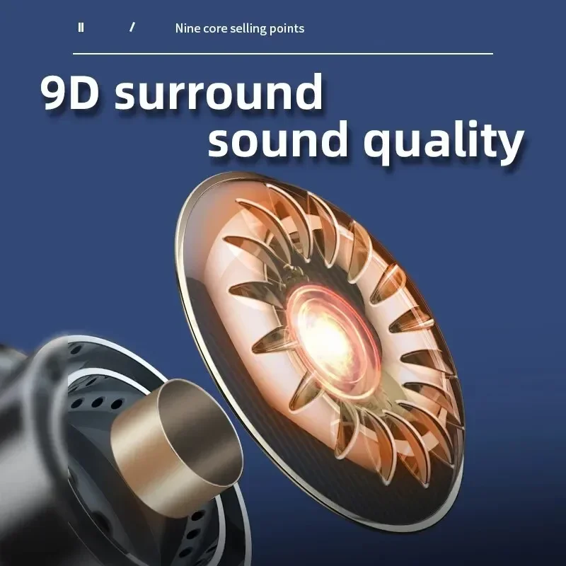 2024 N35 TWS Gaming Earphones Touch Wireless Headphones Bluetooth 300mAh Battery Long Standby Earbuds HIFI Waterproof Headset image 5