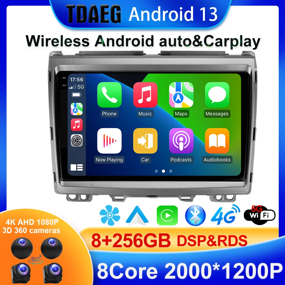 Android 13 256G For Mazda MPV LY 2006 - 2016 Car Radio Multimedia Video Player Navigation GPS Android No 2din 2 din DVD