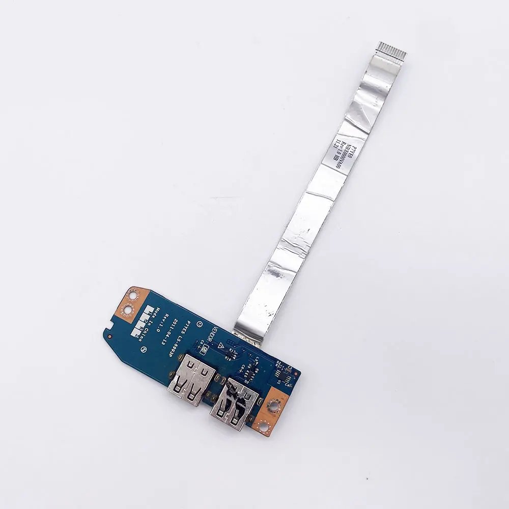 Para Acer Aspire 7560 7560G 7580 7580G Gateway NV75S laptop USB Jack board P7YE5 LS-6993P