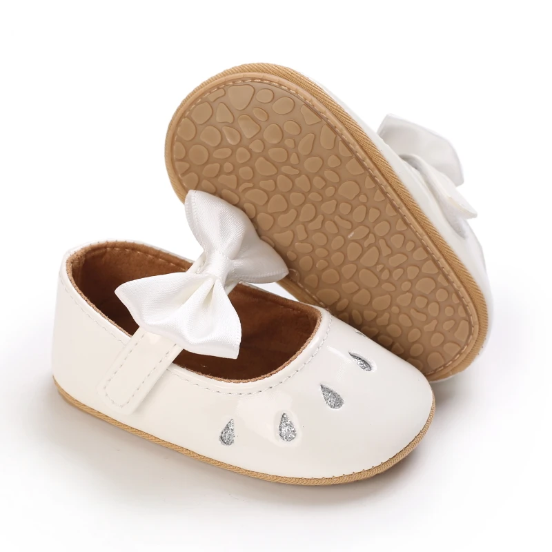 Lauflernschuhe für Babys (0–12 Monate), Prinzessinnenschuhe, PU-Leder, weiche Sohle, niedlich, modisch – Detail 4