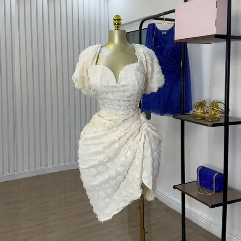 

Ele V-Ne ort Sve Dr с высокой талией и цветочной вышивкой Fre Sle, женское модное летнее новое поступление Ciwalk