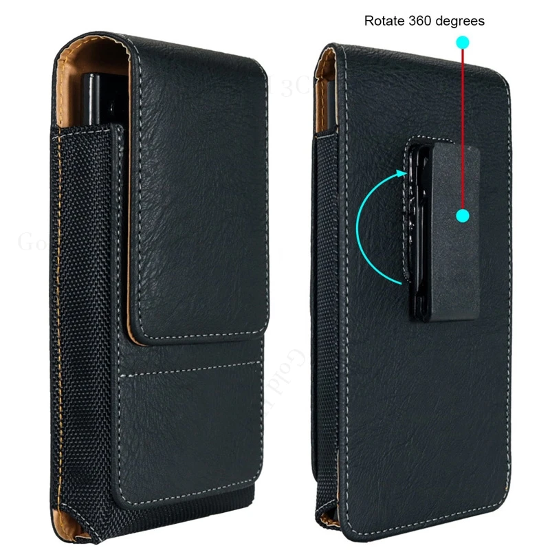 

360° Belt Clip Leather Phone Case For Xiaomi 15S Pro Phone Pouch For Xiaomi 15 Ultra 13T 14T Pro 12S 12X 12T 14 Civi Waist Bag