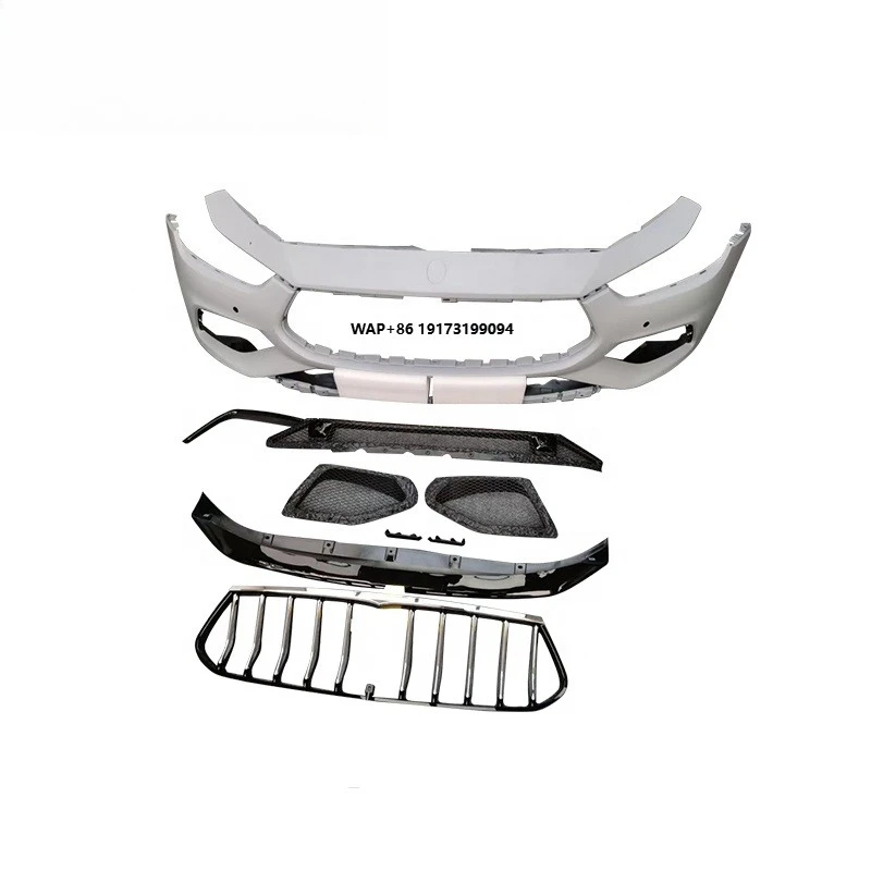

Hight Quality Car Bumper for Ghibli GTS GranSport 2013-2021 Front Grille Car Body Parts Super Cars Auto Spare Parts