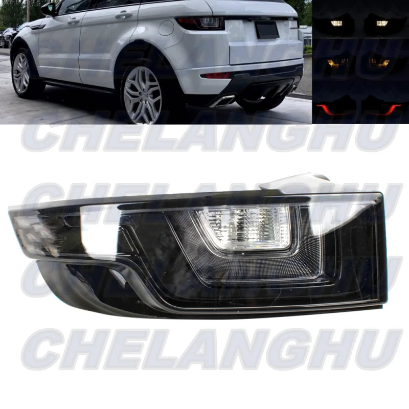 Left Side Smoke Lens Rear Tail Lamp Light With LED Bulbs LR072649 For Land Rover Evoque 2016 2017 2018 2019