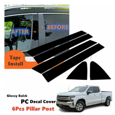 

FOR SilveradoGMC14-18 Sierra 1500 2019-2022 Sorod window center pillar sticker