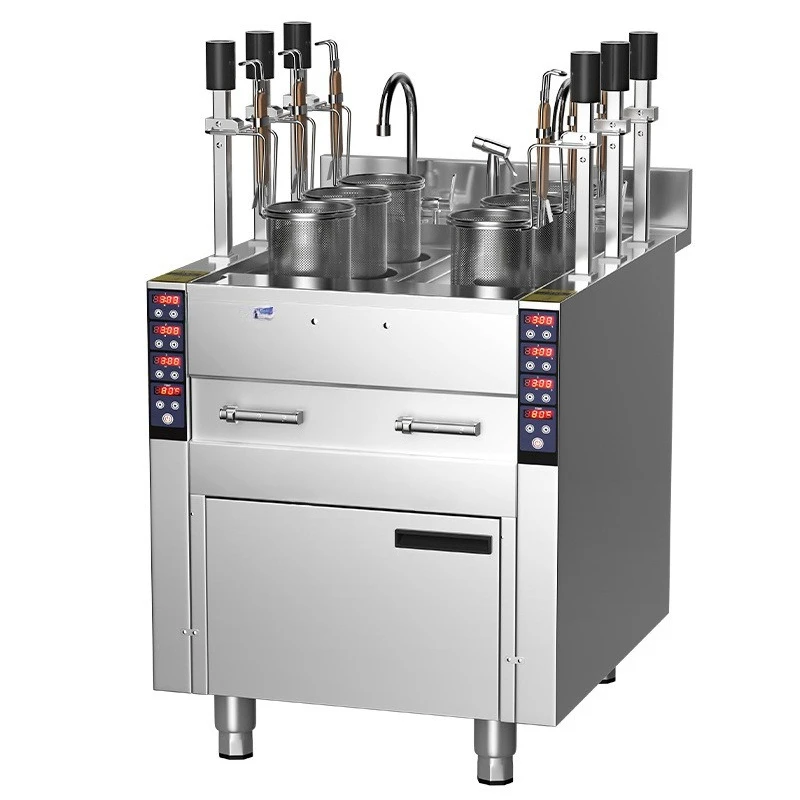 

Automatic Lifting Noodle Cooking Stove Commercial Smart Kitchen Noodle Malatang Multifunctional Gas Noodle Cooking Machine