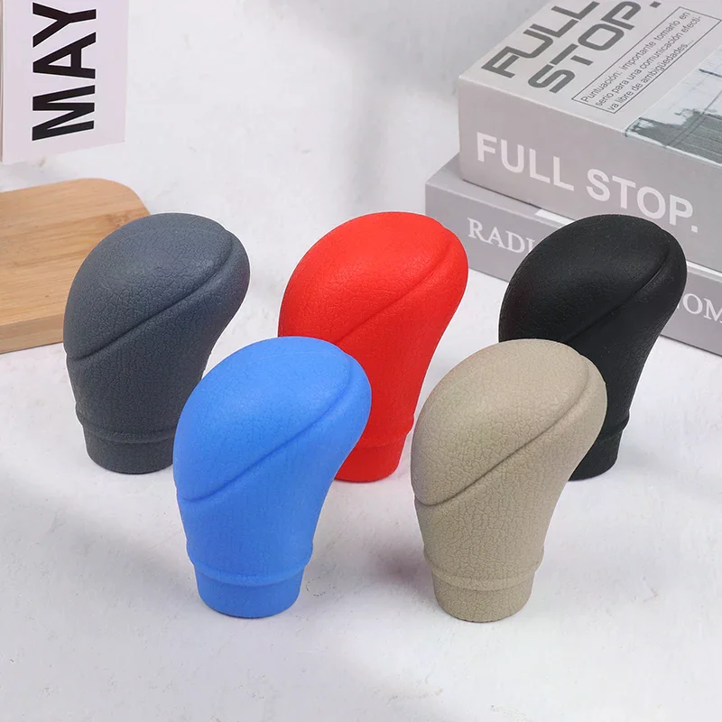 Capa universal para botão de mudança de marcha de carro, silicone antiderrapante, manual/mudança de engrenagem direta, capa protetora, acessórios inte