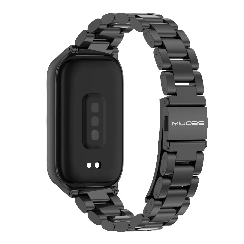 Für Xiaomi Smart Band 9 Active Strap Smart Armband Mi Band 9 Active Strap Metall Edelstahl Ersatz Handgelenk Armband – Detail 2