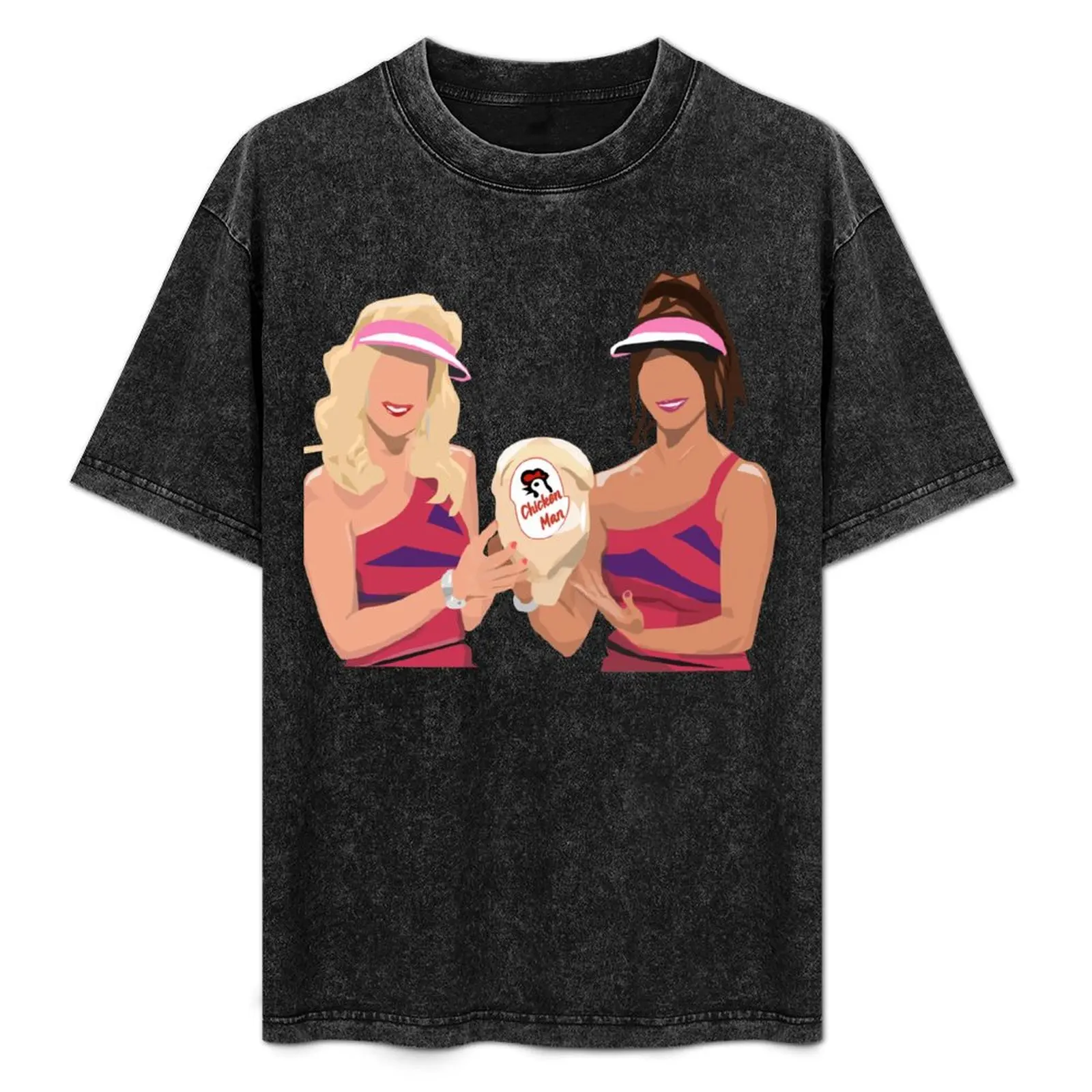 SNL Super Showcase (Maya Rudolph and Kristen Wiig) T-Shirt plus size clothes vintage graphic tee mens white t shirts