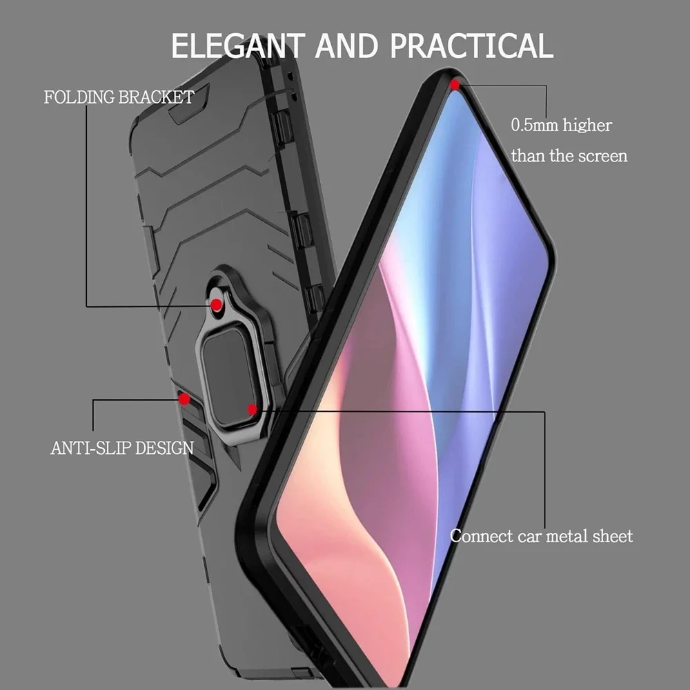Kickstand Phone Case For Honor X9c Smart X9b Magic 7 Lite Magic 6 Cover With Ring Magnetic Bracket Shell Fundas Coque