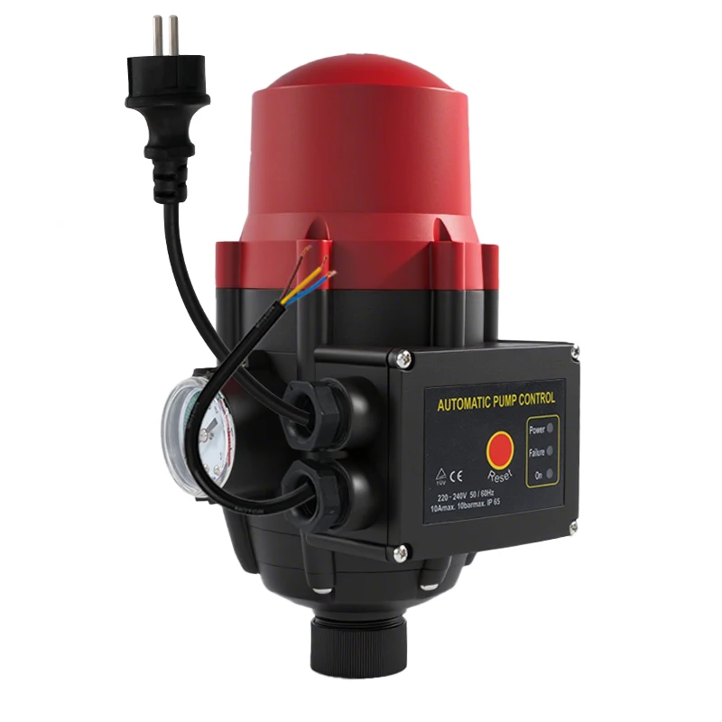 

Household water supply use wholesale ex-factory price automatic restart water pressure controller switch with European plug