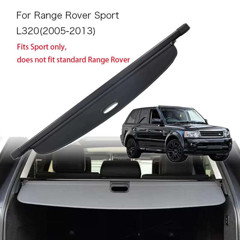Auto Trunk Curtain Organizer Cover For Range Rover Sport L320 2005-2013 Car Cargo Cover Trunk Rear Rack Luggage Waterproof
