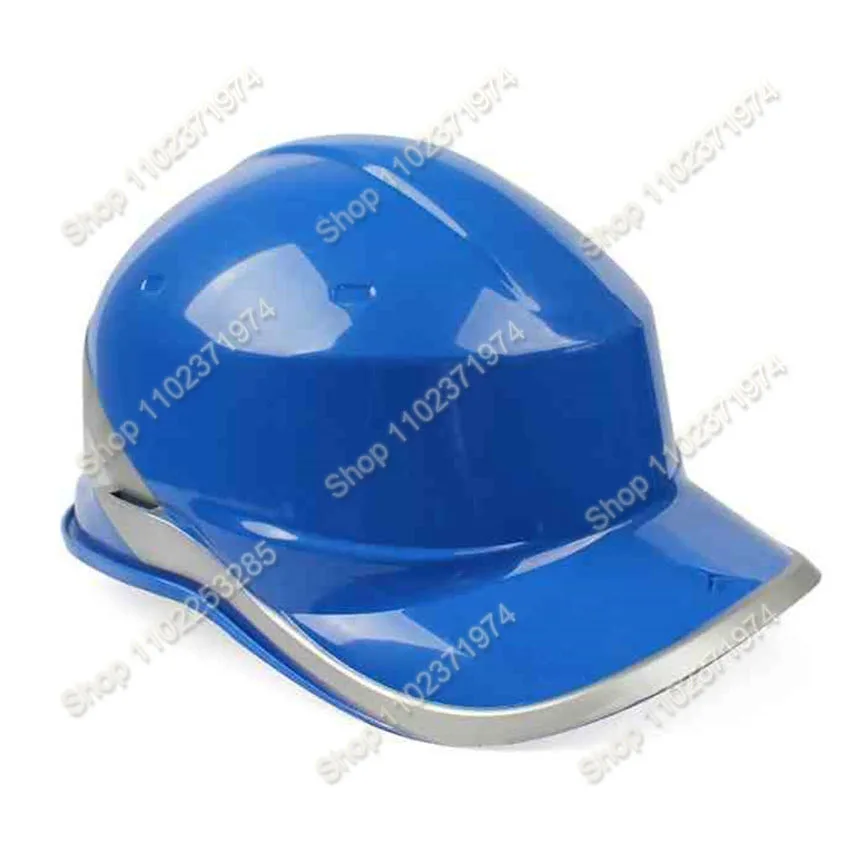 Safety Hard Hat ABS Helmet Adjustable Button with 6-Point Suspension, Reflective Strip, Safety Helmet for Construction Climbing