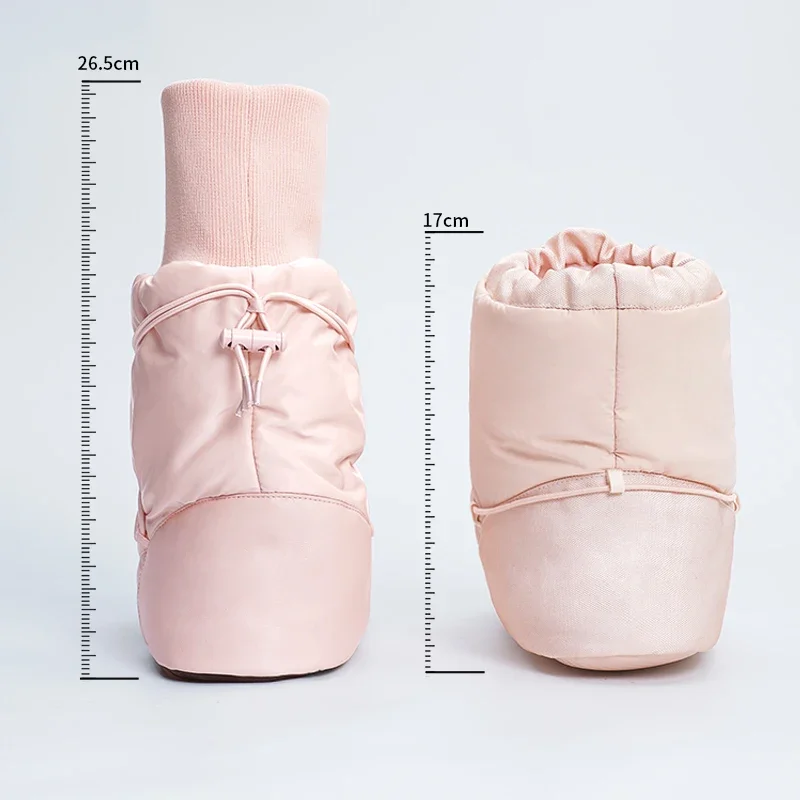 Frauen Ballett Schuhe Tanz Stiefel Mädchen Indoor Anti-slip Stiefel High Top Stiefel Aufwärmen Training Schuhe Winter Ballerina booties