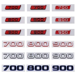 3D ABS 700 800 900 Badge Car Rear Trunk Emblem Stickers For Benz G Class W464 G500 G63 BRABUS ROCKET G800 Fender Sticker
