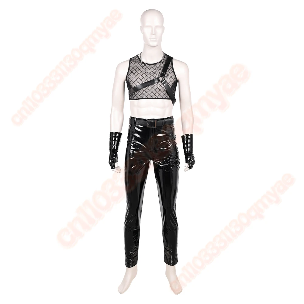 Saja Boys Abby Cosplay Costume Demons Fantasia 2025 Hunters KPop Men Vest Pants Coat Hat Outfits Halloween Carnival Party Suit