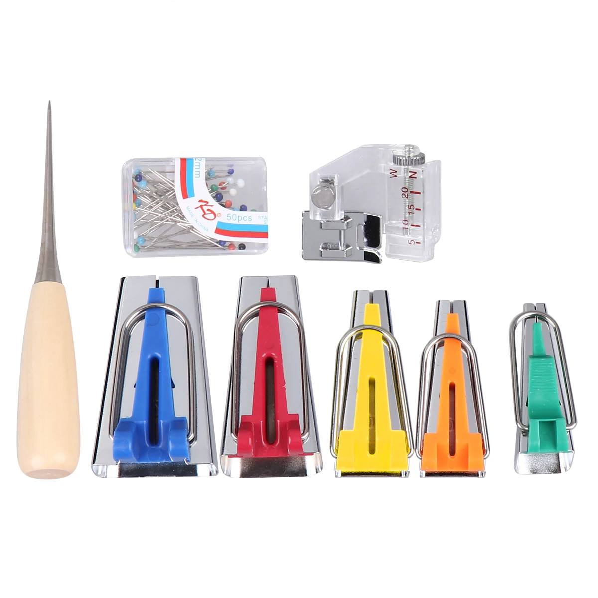 

Edge Wrapper Set Bias Tool Multipurpose Binding Tape Sewing Adhesive