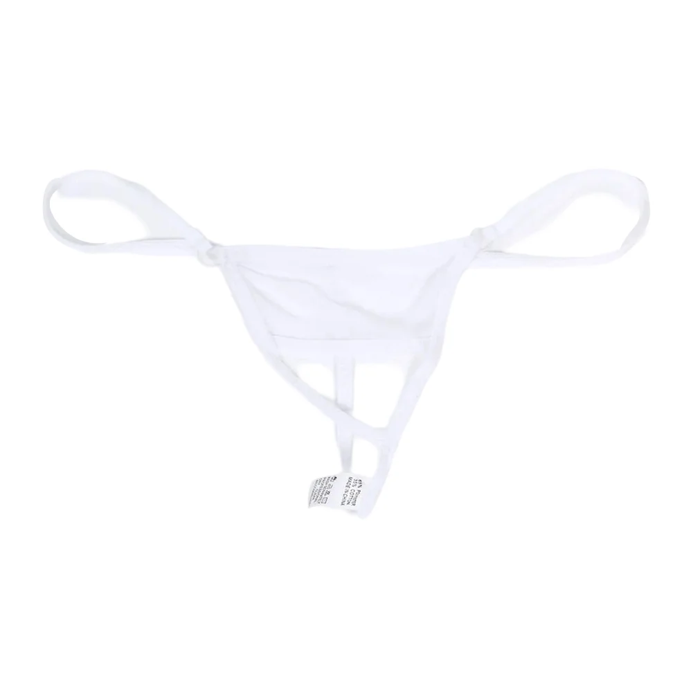 Womens T-Back See Through Underwear Sexy Lingerie Crotchless Ultra-Thin Panties Strap Hollow Underpants Low Rise G-string Thongs