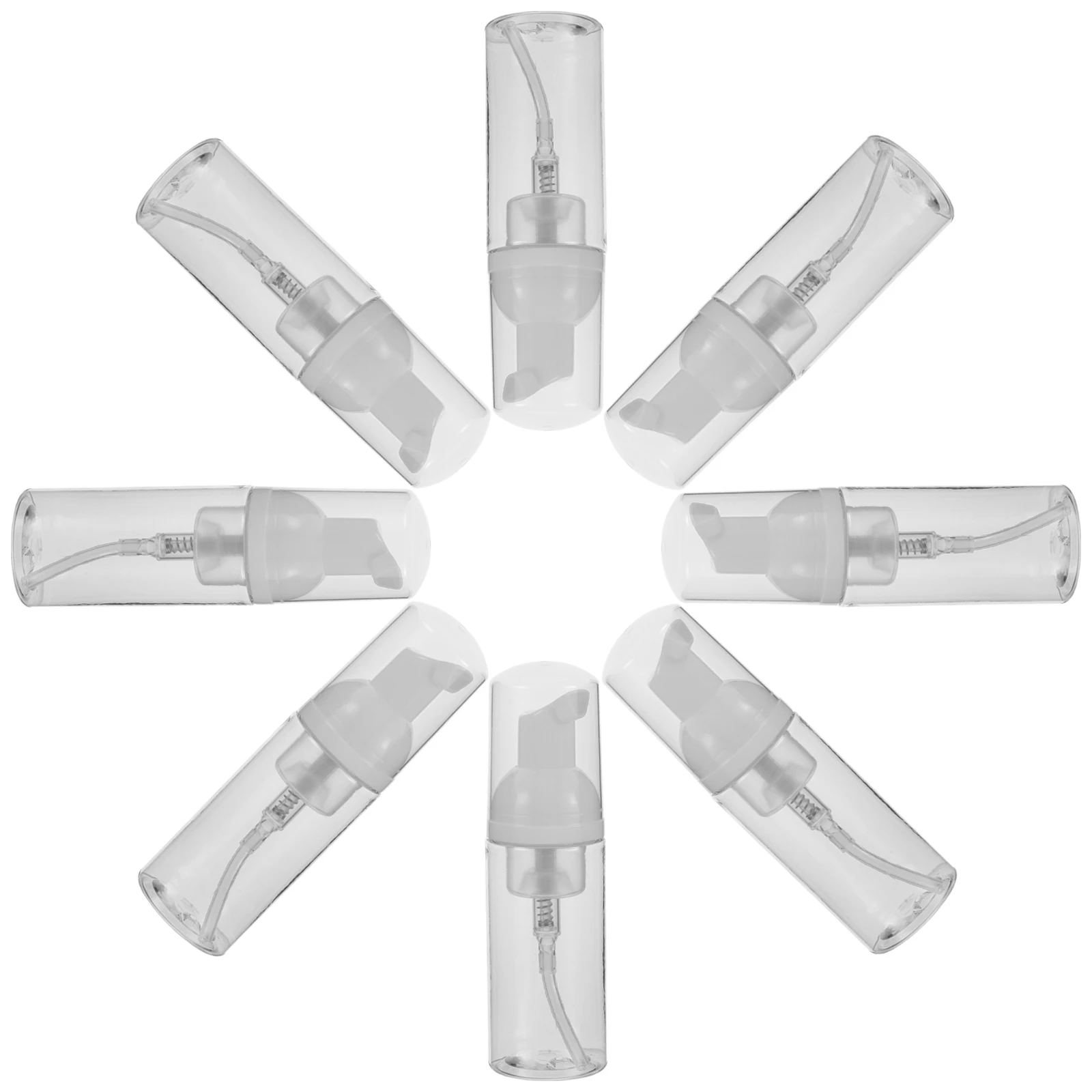 

10 pcs Travel Size Foaming Pump Bottles Leakproof Portable Plastic Soap Dispenser Refillable Containers For Facial