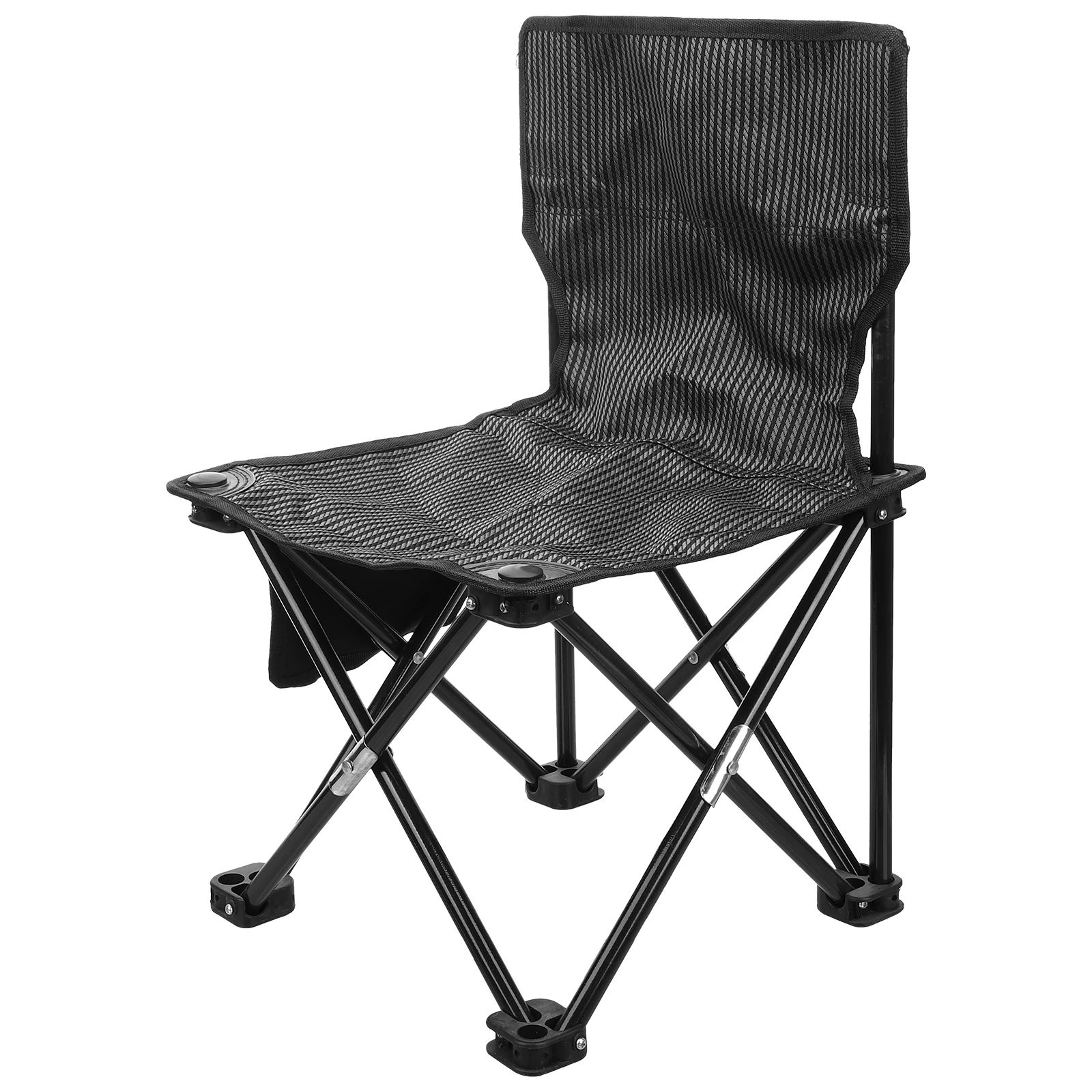 

Portable Folding Chair Compact Outdoor Chairs for Camping Hiking Fishing Stool Foldable Steel Frame Small Space Saving