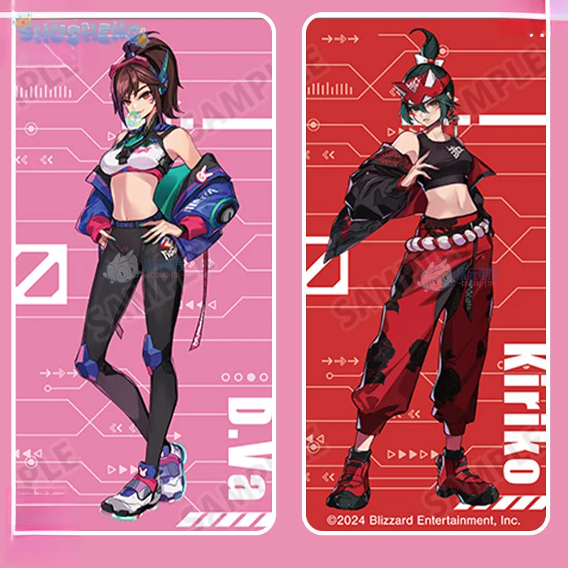 DVA Kiriko cosplay overwatch2 costume new leather jacket pants belt hat accessory set Halloween party sexy woman man uniform