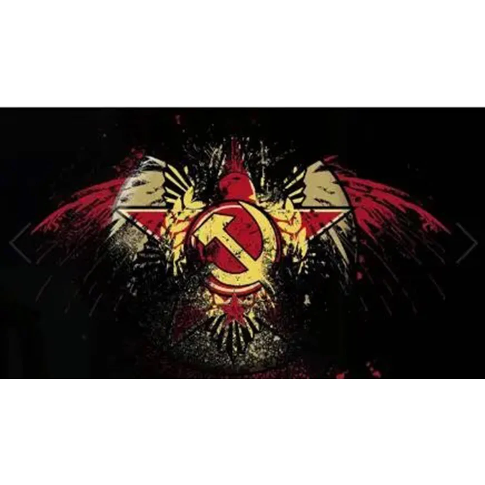 2X3FT USSR BIRD Sickle and hammer star art FLAG 90x150cm WITH BIRD EAGLE BANNER