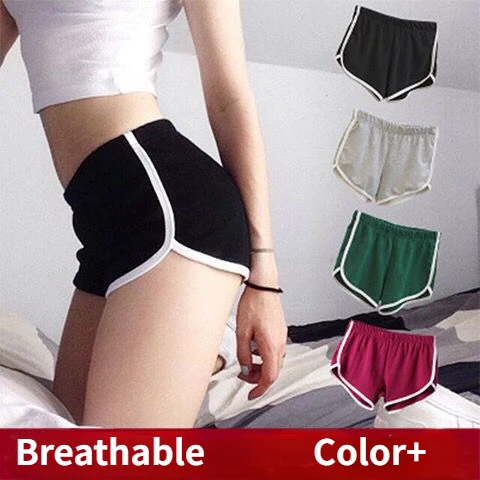 Women Yoga Super Shorts Quick-Drying Sportswear Running Bottoms Summer Gym Fitness Jogging Students Breathable Short Pants