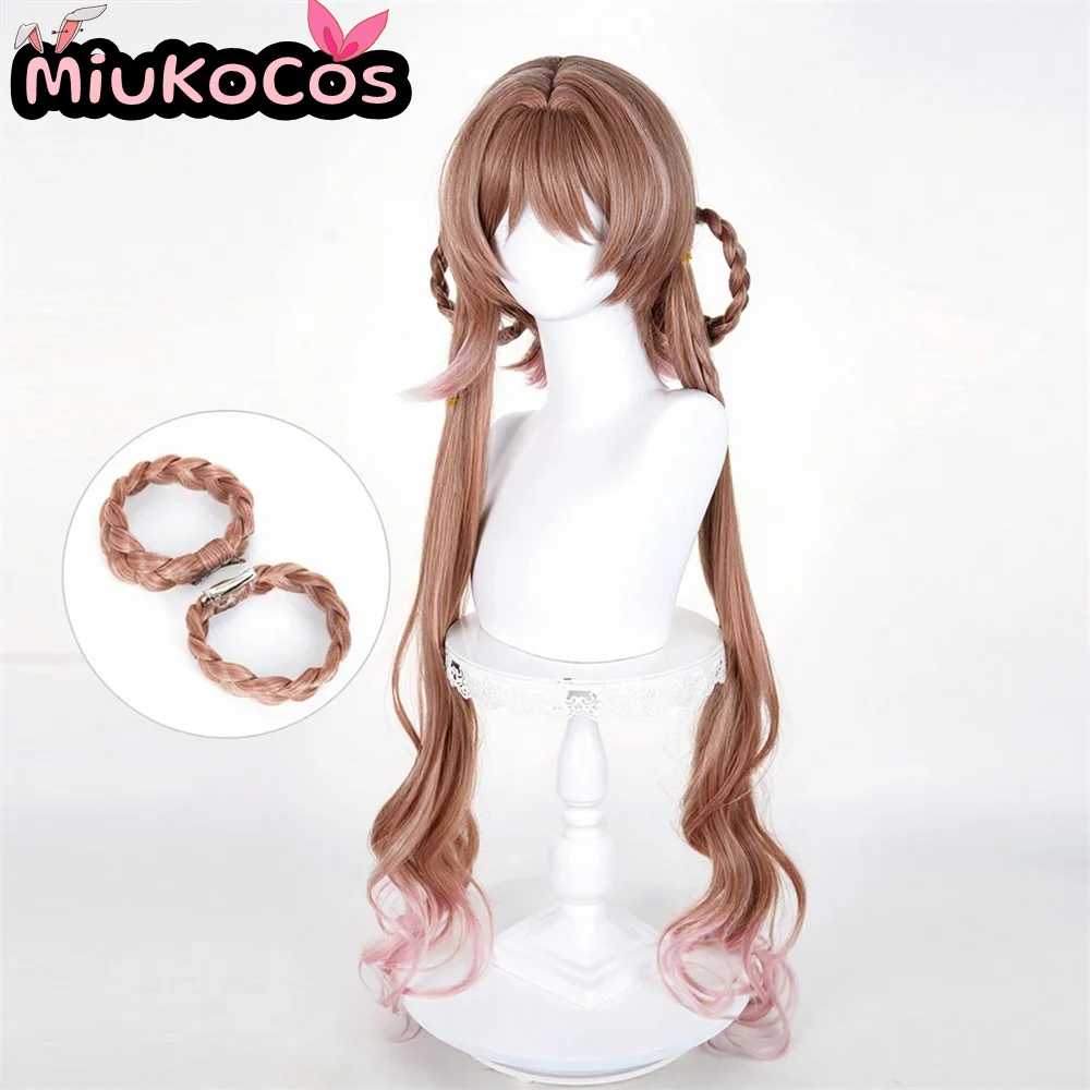 IN STOCK DREAMLAND PLANET Eyjafjalla the Hvít Aska Cosplay Wig MiukoCosplay Game Arknights Cosplay Wig 4