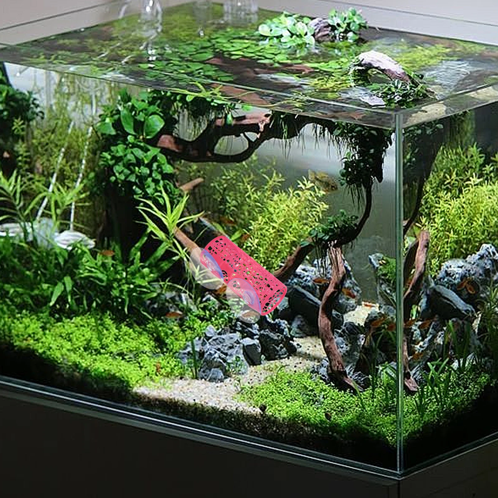 

Fish Tank Cave Decoration Aquarium Tunnel Decors Hollow Betta Accessory Abs Ornament