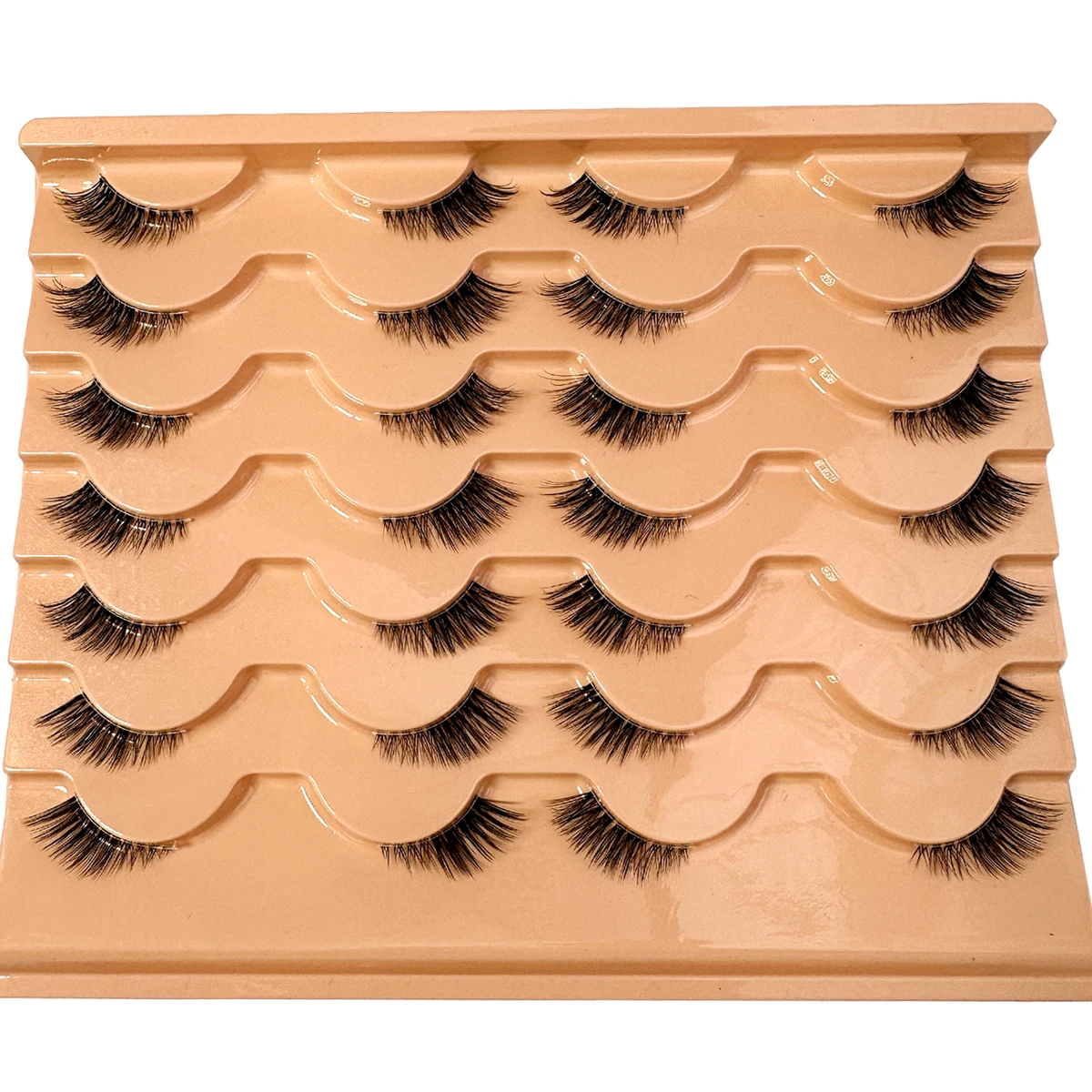 ハーフつけまつげ 5/10/14mm ハーフラッシュ ソフト ナチュラル キャットアイ ラッシュ メイクアップツール エクステンション ふわふわ フェイクまつげ マキアージュ ハーフラッシュ