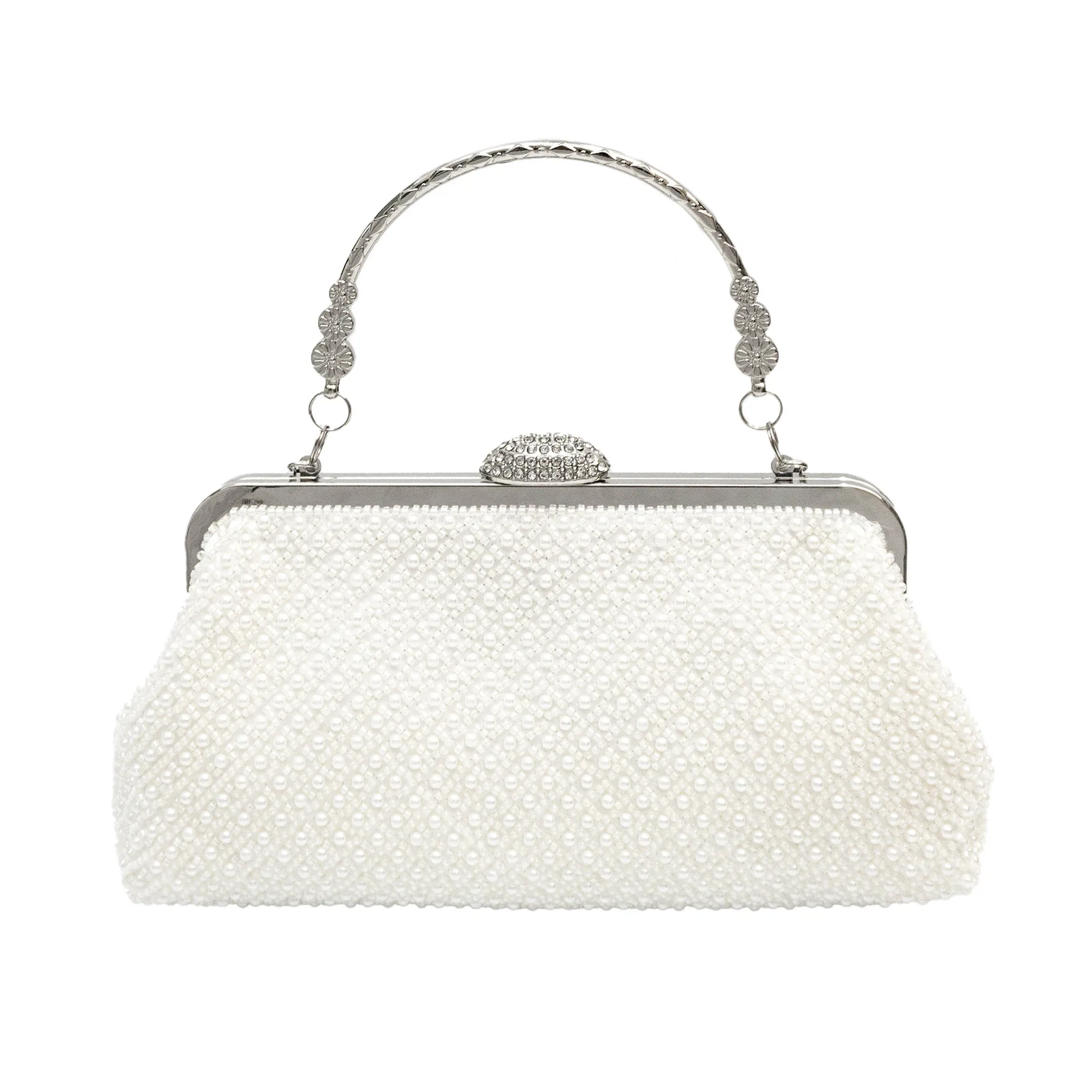 

Cross-border new product: diamond-patterned fine bead evening bag, simple wedding party dress, cheongsam clutch bag