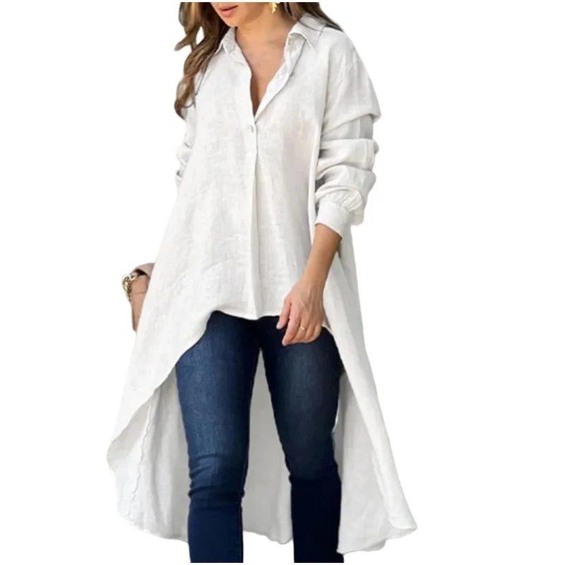 2024 Autumn and Winter New Styles Fine Elegant Blouses for Women Clothing Women\'s Elegant Long Sleeves Unusual Blouse T-shirt