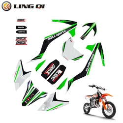 LINGQI RACING Motorcycle KT65 PVC Decal Kohis Sticker 3M Stickers Kit For KT 65 Pit Dirt Bike Racing DB20 Accessories Parts