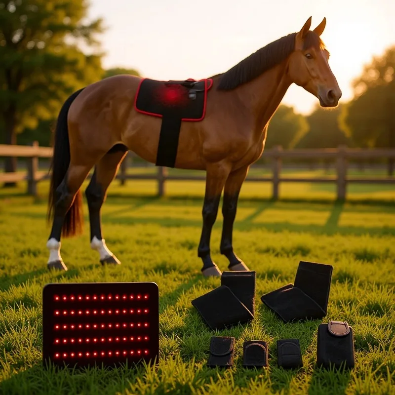 Infrared Red Light Therapy Horse Pad Red Horse Blankets Equine Light Therapy Horse Rug for Animal
