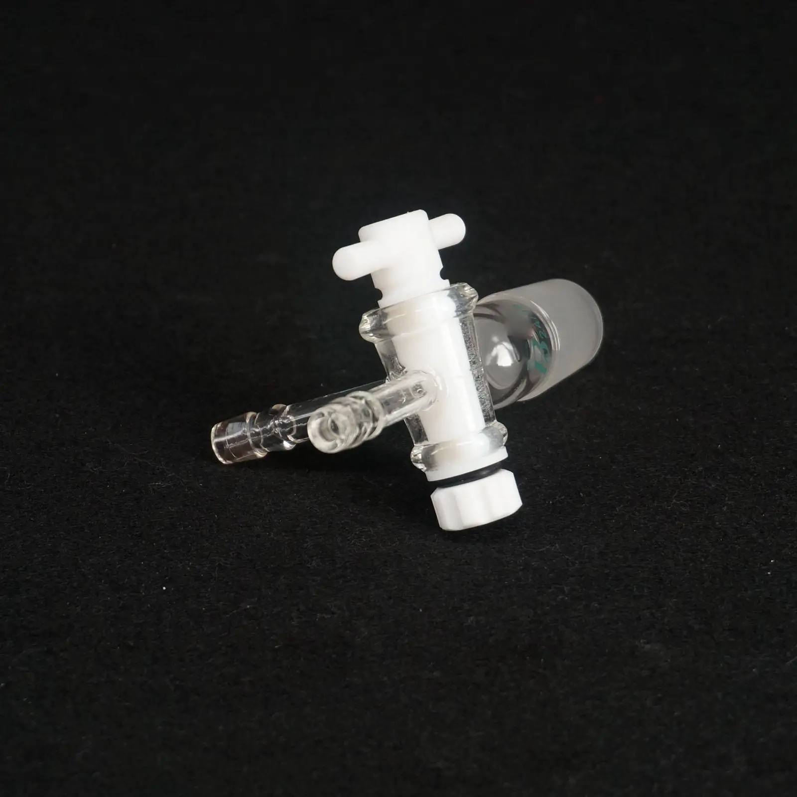 Imagem -05 - tipo Comum t Adaptador de Vidro de Três Vias Ptfe Stopcock 130 mm de Comprimento do Laboratório Ware 29 32