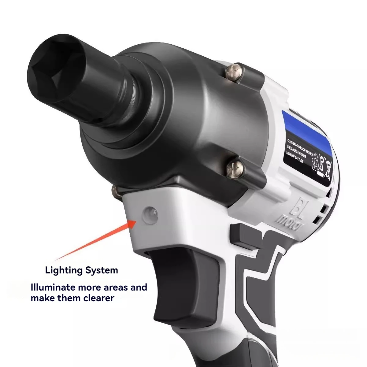 Portable Cordless Power Drill Set Impact Screw Driver with 6000mAh Li-Ion Battery Screwdriver Kit Combi Drill