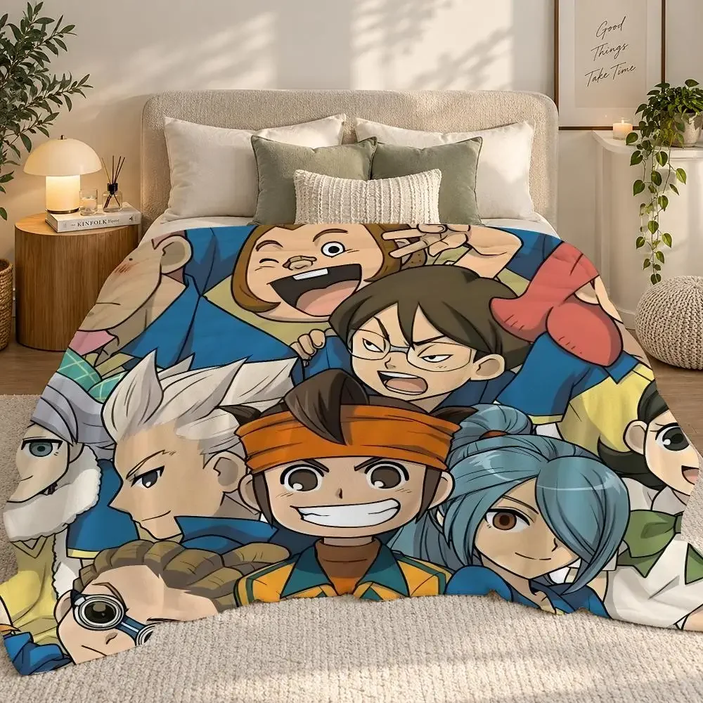 Inazuma Eleven Throw 240g flannel blanket, suitable for sofas, beds, offices, exquisite gift blankets