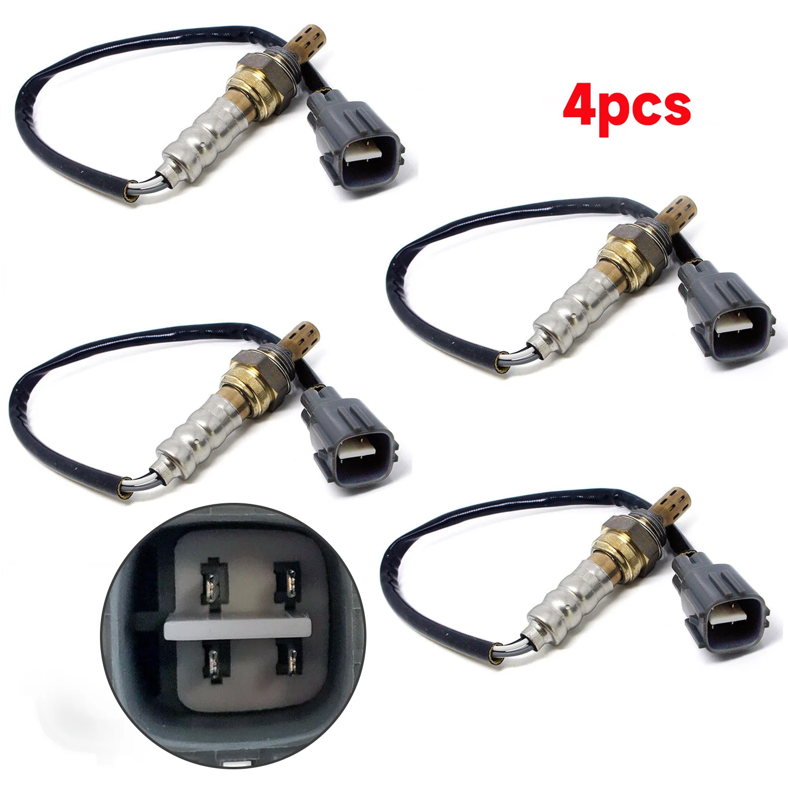 

4Pc Oxygen Sensor Downstream For Toyota Sequoia 2005-2011 Tundra 2005-2013 2344260 Exhaust Gas Oxygen Sensor Automobiles Sensors