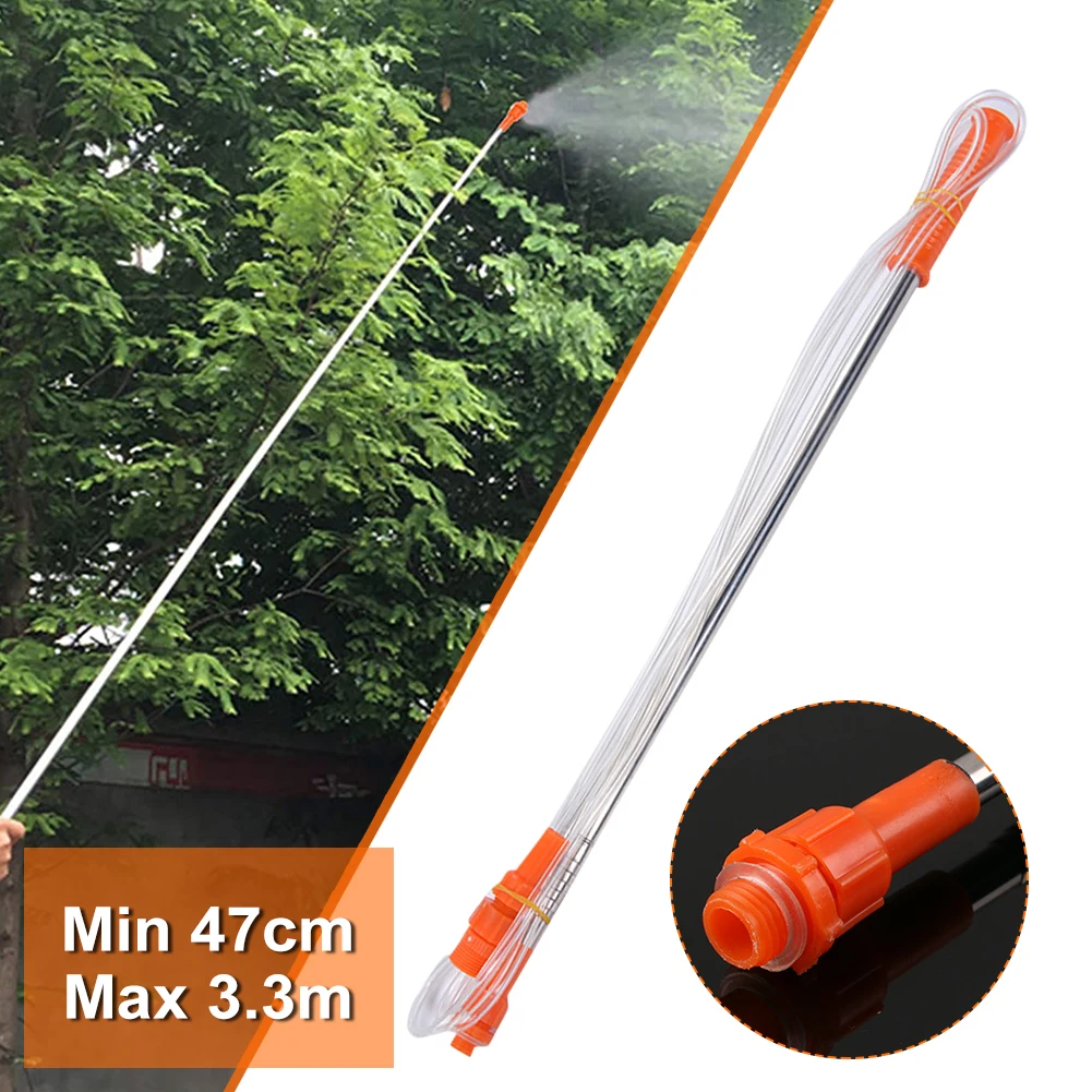 

New 1Pc Retractable 2.2/3.2m Spraying Rod For Hand Pressure Sprayer Outdoor Garden Pesticide Spray Tree Watering Can Accessories