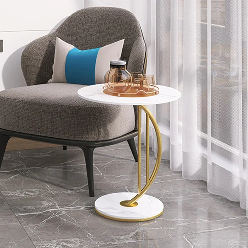 Premium Luxury Marble Coffee Tables Book Round Service Tea Coffee Table Console Hall Design Corner Stolik Kawowy Home Furniture