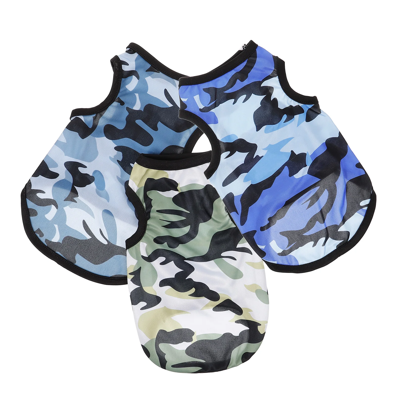 

3 Pcs Pet Vest Clothes Dog Shirt Apparel Clothing Costume Puppy Outfits Summer Beach Shirts