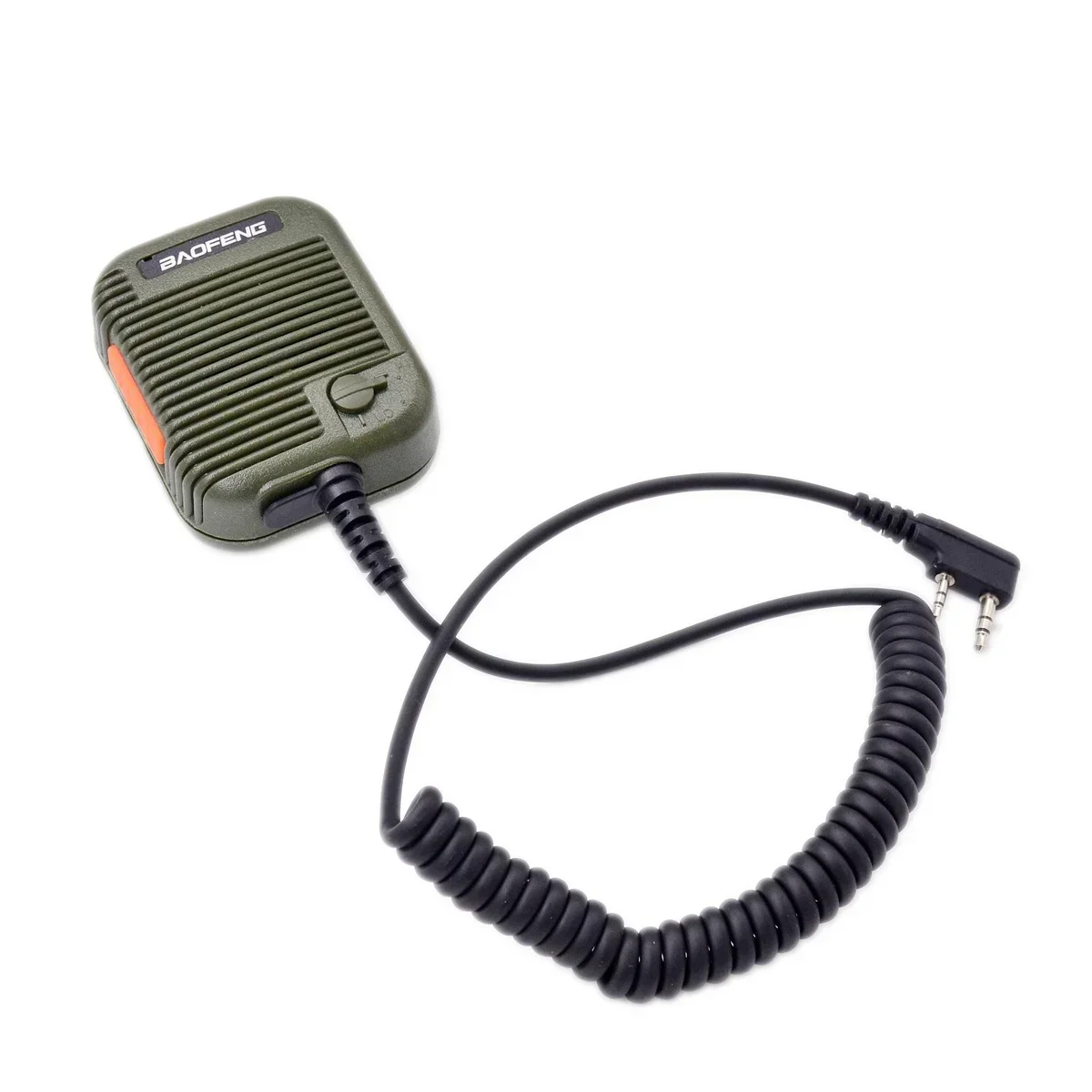 BAOFENG Shoulder PTT Microphone Green Black 2023 new for Wouxun Pofung Kenwood Vertex TYT HAM Radio Square Mic Speaker Accessory