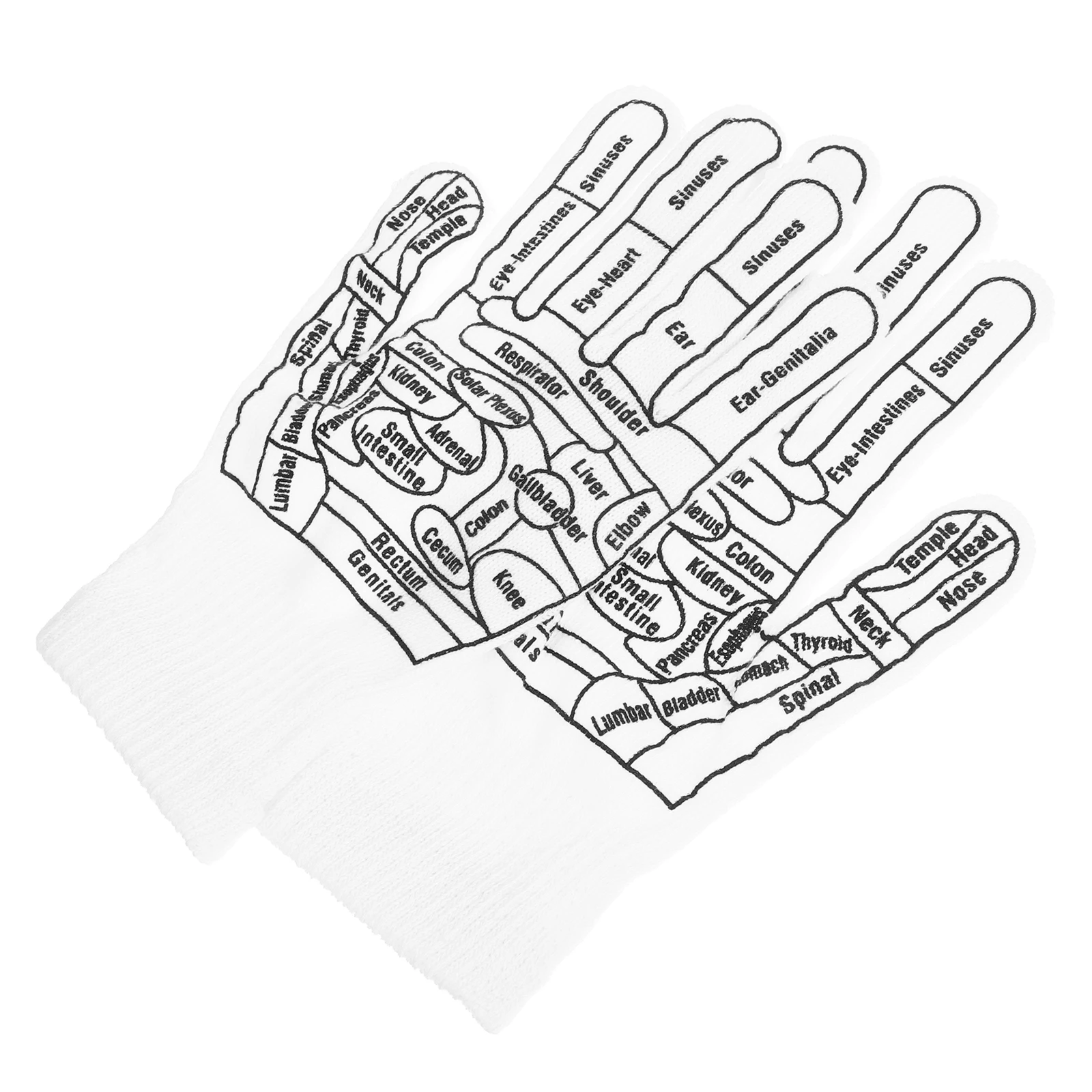 

1Pair Massage Hand Gloves Elastic Cotton Breathable for Effective Acupoint Massage Reusable Hand Gloves Acupressure Glove