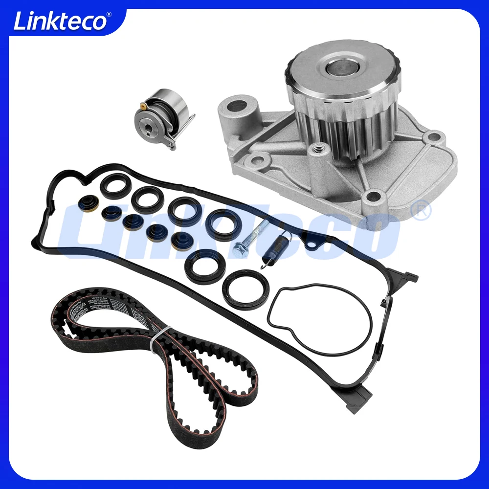 أجزاء المحرك طقم حزام التوقيت ومضخة المياه غطاء الصمام طوقا صالح 1.7 لتر L4 الغاز D17A1 ل 01-05 هوندا سيفيك DX EX HX GX LX 1.7L #4