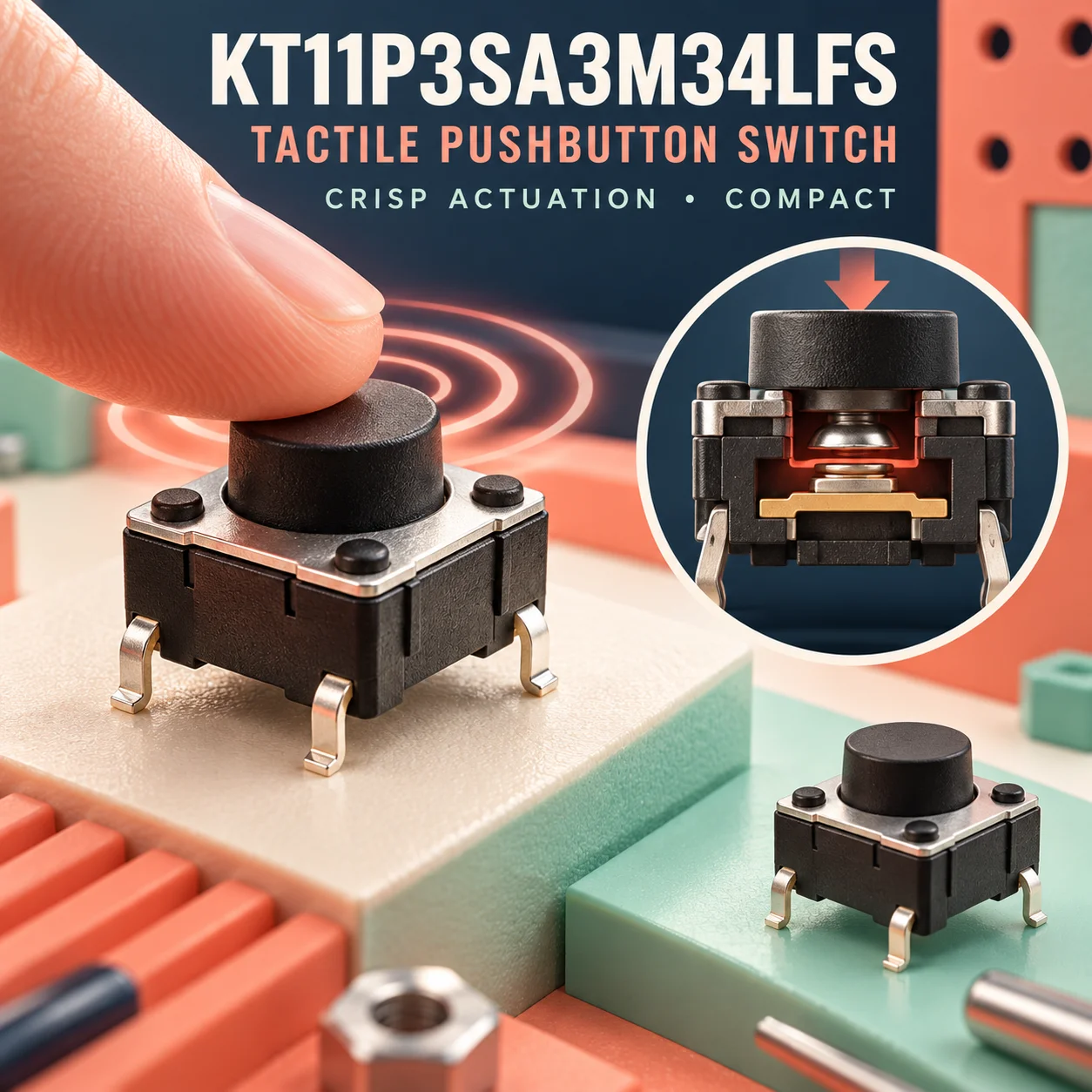 Brand New Original Factory Direct Sale KT11P3SA3M34LFS Electronic Component