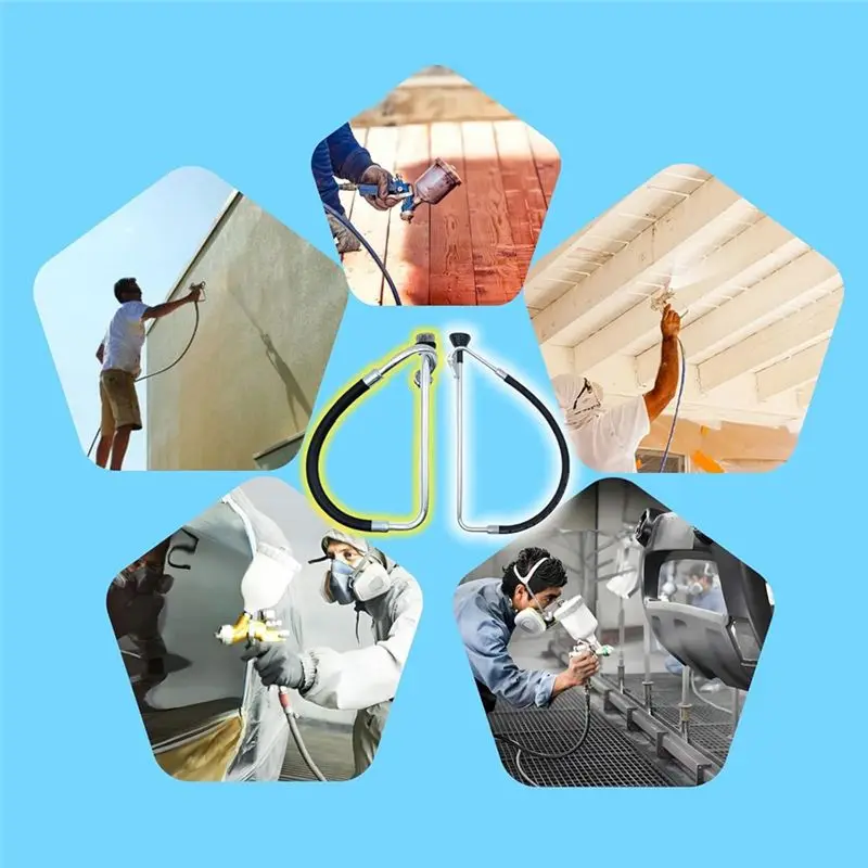 Airless Paint Sprayer-Reflux Line Sets With 4Pc 3/4UNF Inlet Strainer Screens For Tongshan Models T300 390 395 490 495 595 500-A