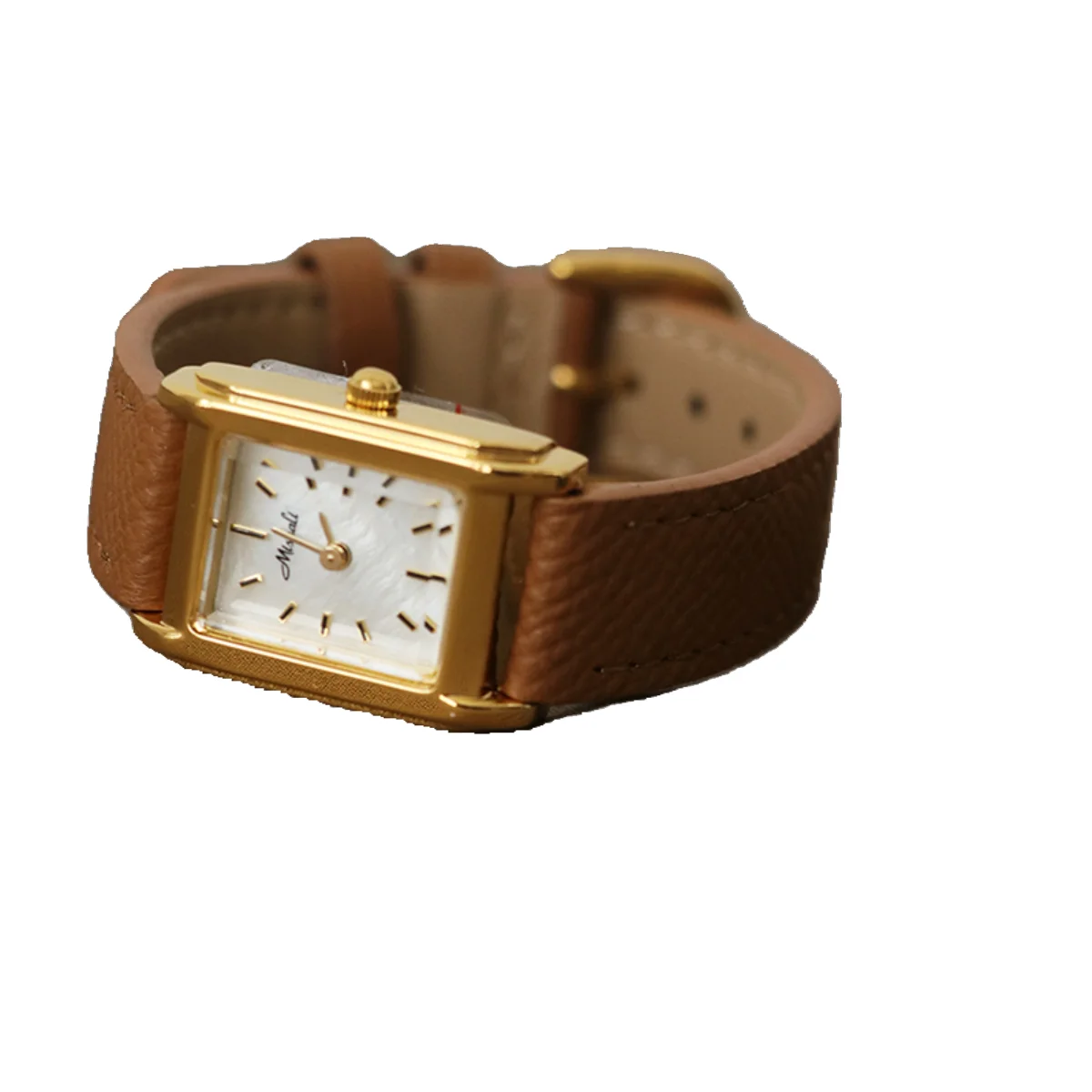 Vintage Original Light Luxury High-End Watch Small Dial Rectangular Watch Women'S Wrist Watch, High-End Selection Watch